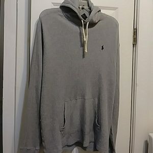 Waffle long sleeve pullover